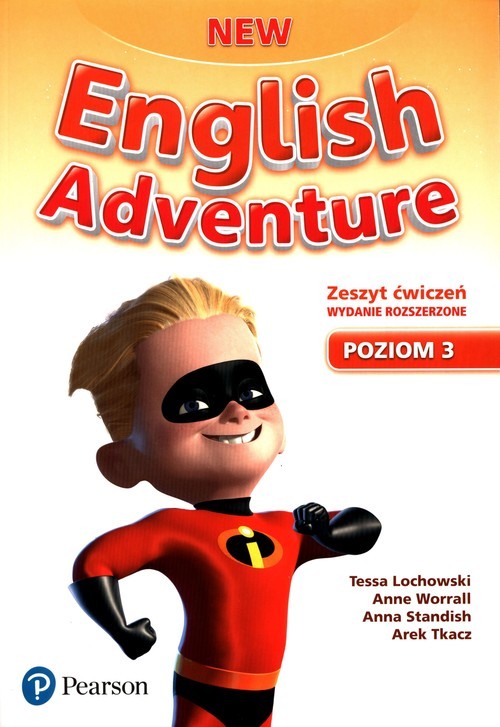 okładka New English Adventure 3 Zeszyt ćwiczeń + DVD wydanie rozszerzone Szkoła podstawowa książka | Tessa Lochowski, Anne Worrall, Anna Standish, Arek Tkacz