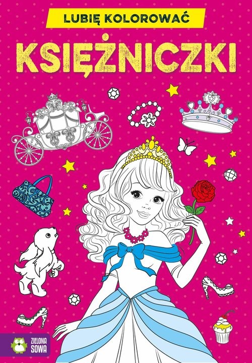 okładka Lubię kolorować Księżniczki książka