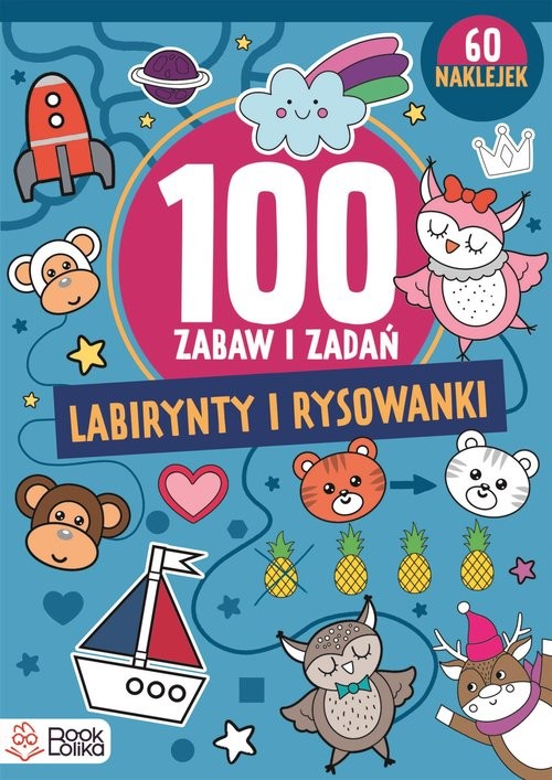 okładka Labirynty i rysowanki Ponad 100 zabaw i zadań książka | Izabela Jesiołowska