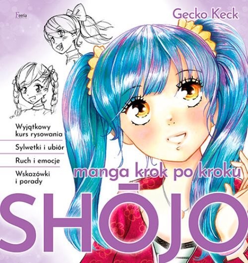 okładka Manga Shojo krok po kroku książka | Keck Gecko