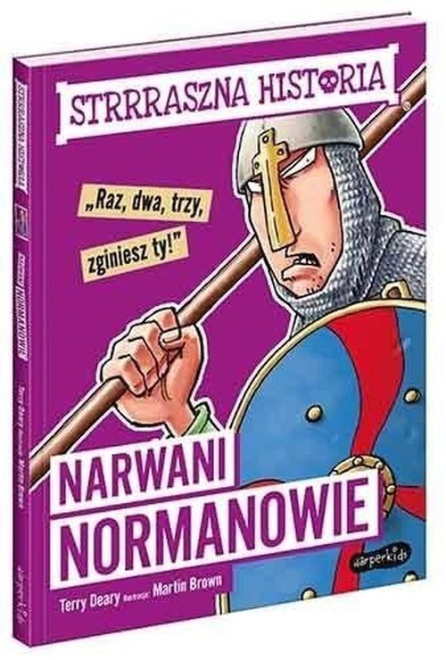 okładka Strrraszna historia Narwani Normanowie książka | Deary Terry