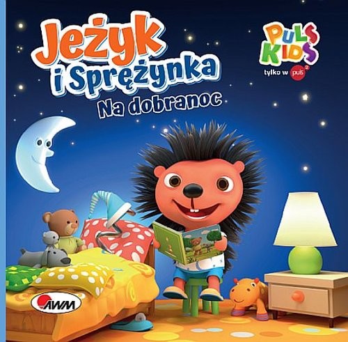 okładka Jeżyk i Sprężynka Na dobranoc książka | Vanevska Katarzyna