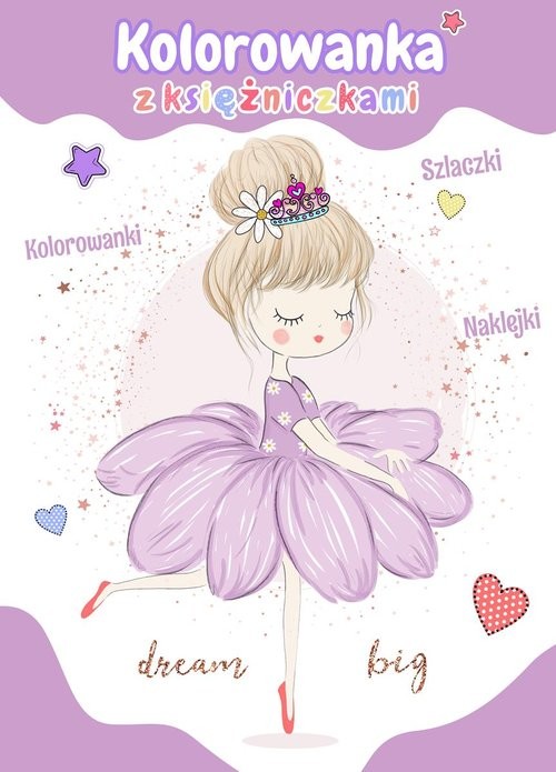 okładka Kolorowanka z księżniczkami książka