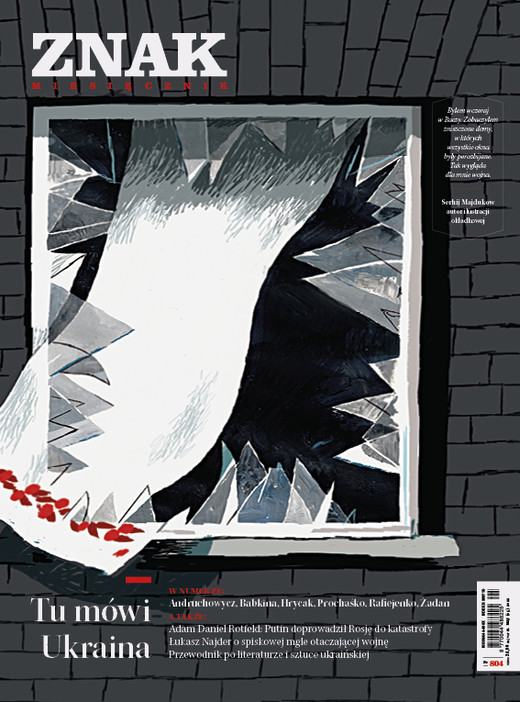 okładka ZNAK 804 (05/2022) Tu mówi Ukraina książka | Opracowania Zbiorowe
