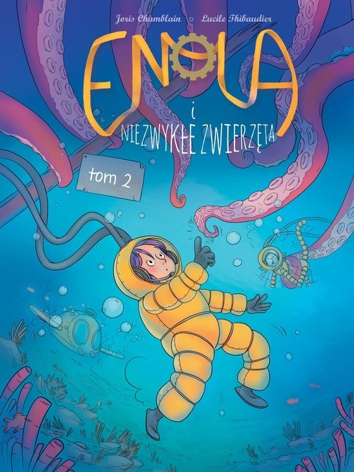 okładka Enola i niezwykłe zwierzęta Tom 2 książka