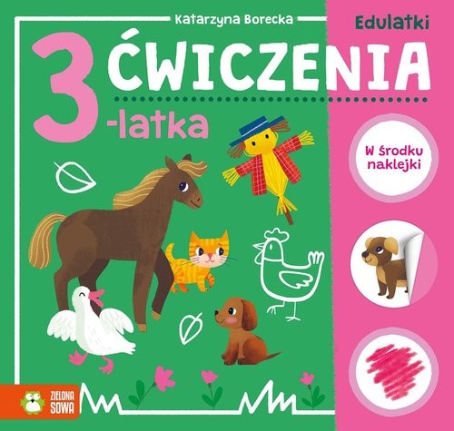 okładka Edulatki Ćwiczenia 3-latka książka