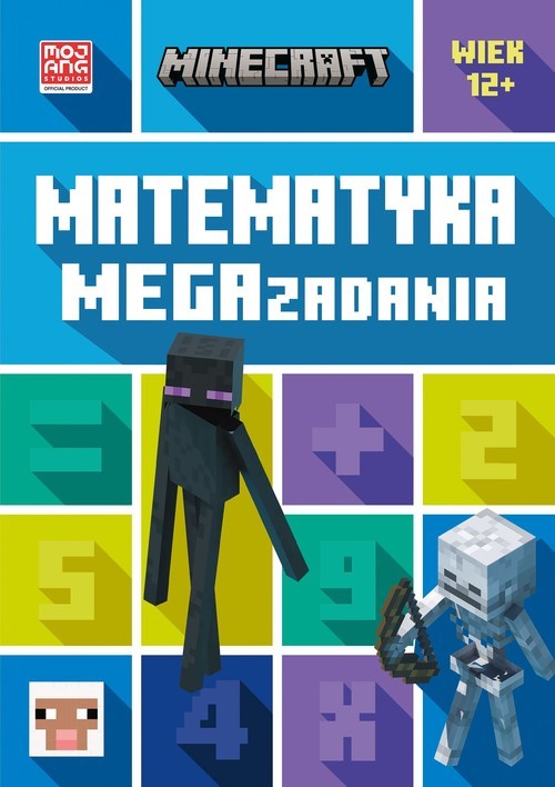 okładka Minecraft Matematyka Megazadania 12+ książka | Lipscombe Dan, Pate Katherine
