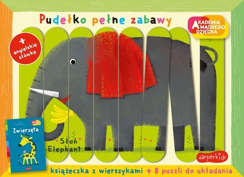 okładka Zwierzęta Akademia mądrego dziecka Pudełko pełne zabawy książka | Zbigniew Dmitroca