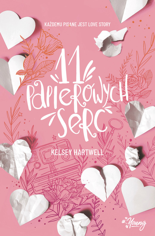 okładka 11 papierowych serc ebook | epub, mobi | Kelsey Hartwell