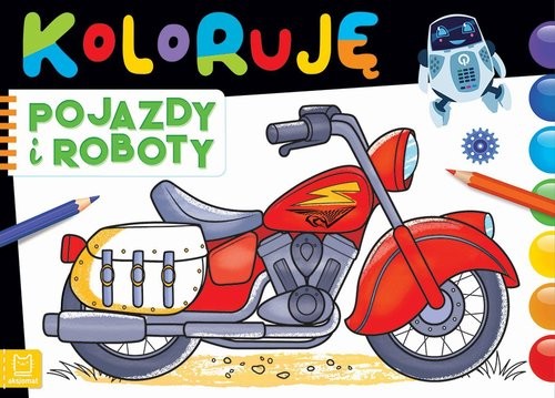 okładka Koloruję pojazdy i roboty książka