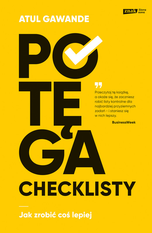 okładka Potęga checklisty. Jak zrobić coś lepiej ebook | epub, mobi | Atul Gawande