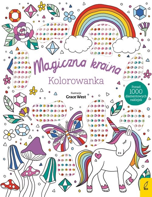 okładka Wypukłe naklejki Magiczna kraina książka