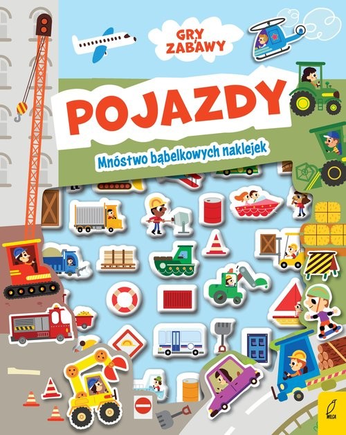 okładka Wypukłe naklejki Pojazdy książka
