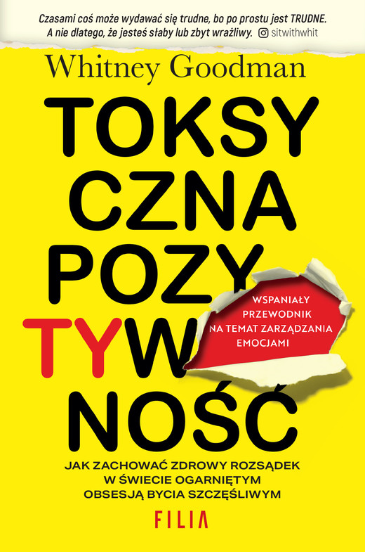 okładka Toksyczna pozytywność ebook | epub, mobi | Whitney Goodman