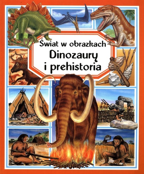 okładka Świat w obrazkach Dinozaury i prehistoria książka | Emilie Beaumount