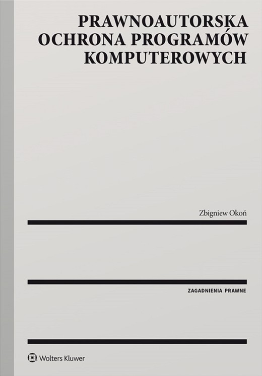 okładka Prawnoautorska ochrona programów komputerowych (pdf) ebook | pdf | Zbigniew Okoń