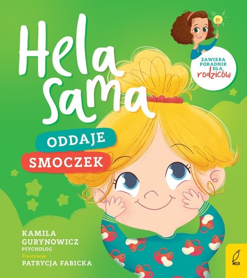 okładka Hela sama oddaje smoczek książka | Kamila Gurynowicz