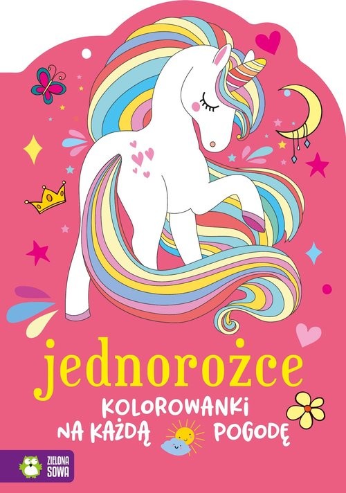 okładka Kolorowanki na każdą pogodę Jednorożce książka