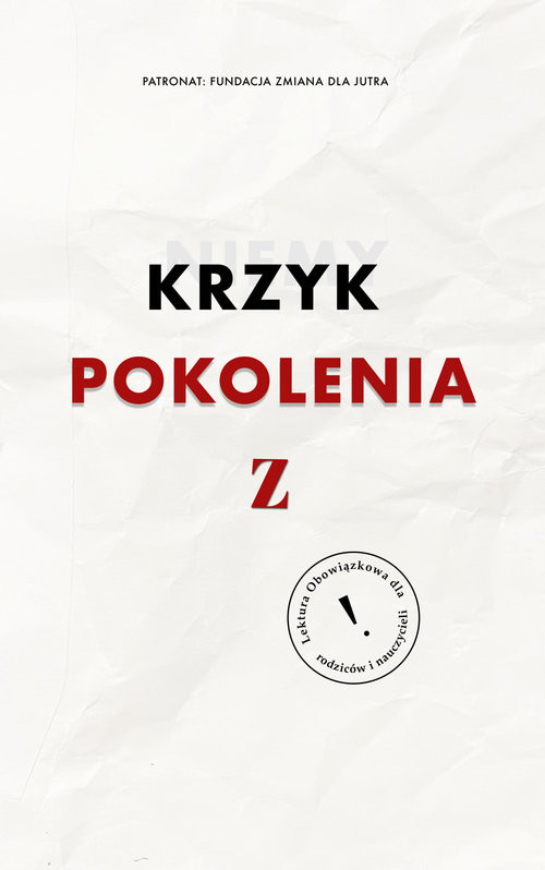 okładka Niemy Krzyk Pokolenia Z / New Space książka | Joanna Malinowska
