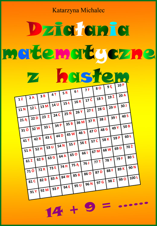 okładka Działania matematyczne z hasłem ebook | pdf | Katarzyna Michalec