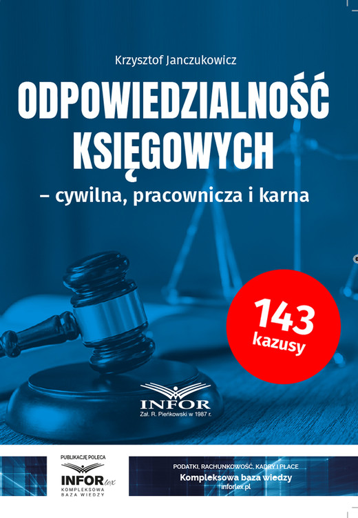 okładka Odpowiedzialność księgowych-cywilna,pracownicza i karna ebook | pdf | Krzysztof Janczukowicz
