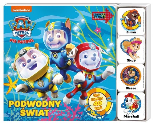 okładka Psi Patrol Zagraj Ze Mną Podwodny świat książka | Opracowania Zbiorowe