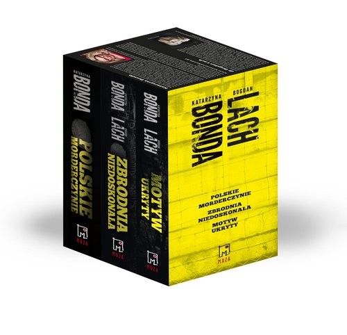 okładka Polskie morderczynie / Zbrodnia niedoskonała / Motyw ukryty Pakiet książka | Katarzyna Bonda, Bogdan Lach