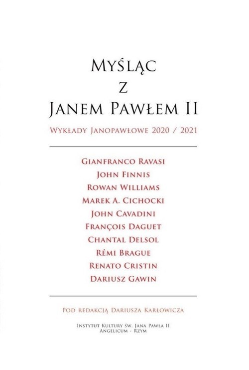 okładka Myśląc z Janem Pawłem II książka | Praca Zbiorowa