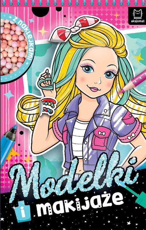 okładka Modelki i makijaże. Z naklejkami książka | Anna Podgórska