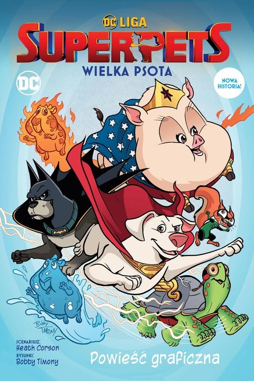 okładka DC Liga Super- Pets. Wielka psota książka