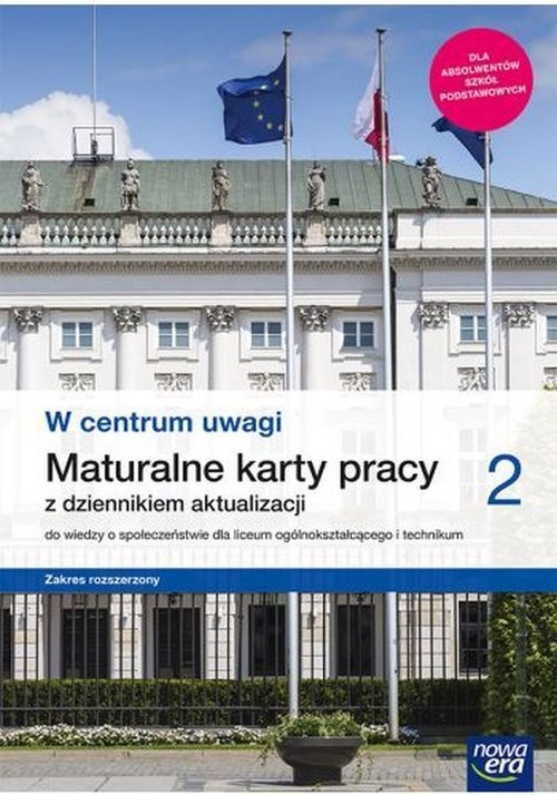 okładka W centrum uwagi 2 Wiedza o społeczeństwie Karty pracy książka