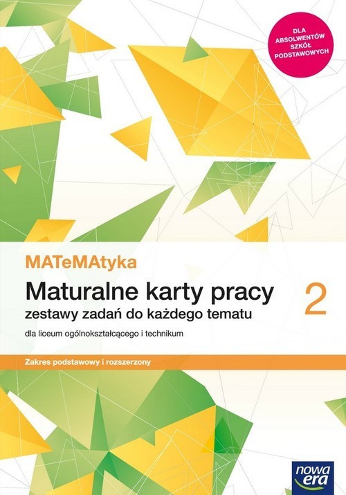 okładka MATeMAtyka 2 Maturalne karty pracy Zakres podstawowy i rozszerzony Szkoła ponadpodstawowa książka | Dorota Ponczek, Karolina Wej