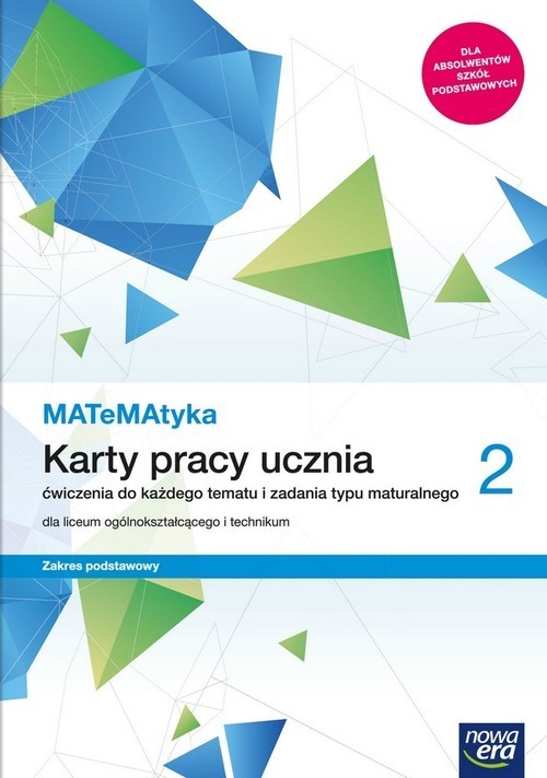 okładka MATeMAtyka 2 Karty pracy ucznia Zakres podstawowy Szkoła ponadpodstawowa książka | Dorota Ponczek, Karolina Wej