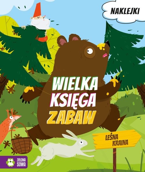 okładka Wielka księga zabaw Leśna kraina książka