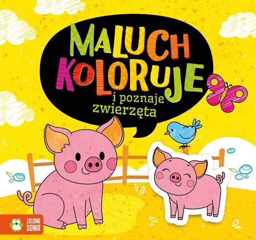 okładka Maluch koloruje i poznaje zwierzęta książka