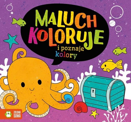 okładka Maluch koloruje i poznaje kolory książka
