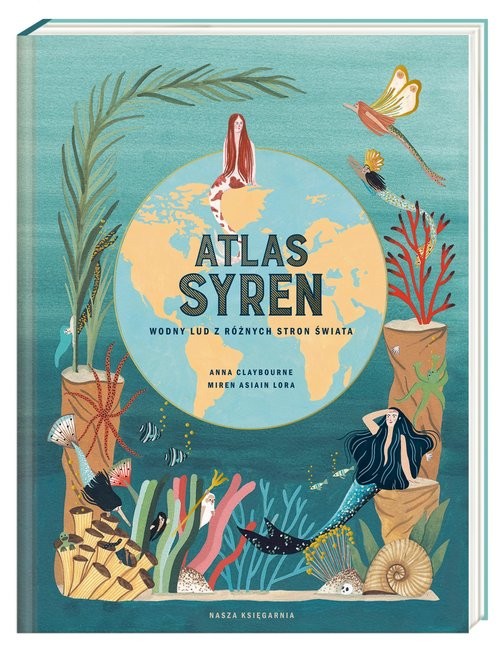 okładka Atlas syren Wodny lud z różnych stron świata książka | Anna Claybourne