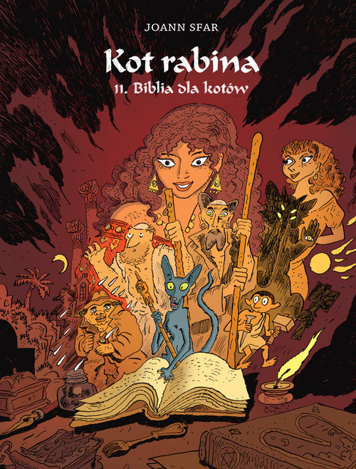 okładka Kot rabina 11 Biblia dla kotów książka | Joann Sfar