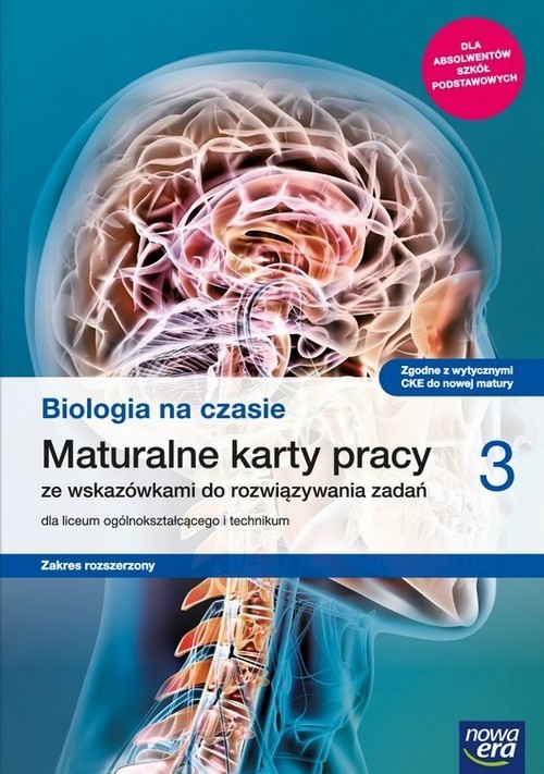 okładka Biologia na czasie 3 Maturalne karty pracy Zakres rozszerzony Szkoła ponadpodstawowa książka | Bartłomiej Grądzki, Dawid Kaczmarek, Anna Tyc