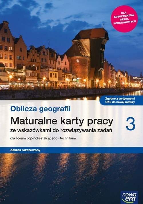 okładka Oblicza geografii 3 Maturalne karty pracy Zakres rozszerzony Szkoła ponadpodstawowa książka | Violetta Feliniak, Bogusława Marczewska, Siliczak Waldemar