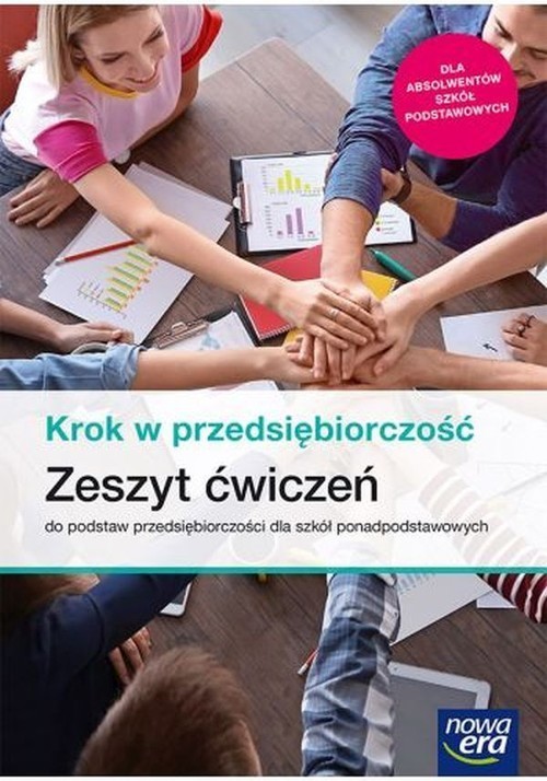 okładka Krok w przedsiębiorczość Zeszyt ćwiczeń do podstaw przedsiębiorczości dla szkół ponadpodstawowych Szkoła ponadpodstawowa książka