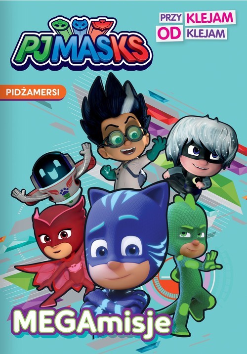 okładka Pidżamersi Przyklejam Odklejam MEGAmisje książka