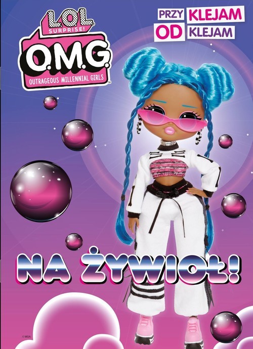 okładka L.O.L. Surprise Przyklejam Odklejam Na żywioł książka