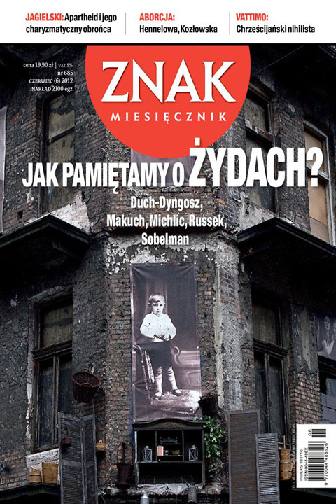 okładka Miesięcznik ZNAK nr 685 (6/2012) ebook | epub, mobi | Opracowania Zbiorowe