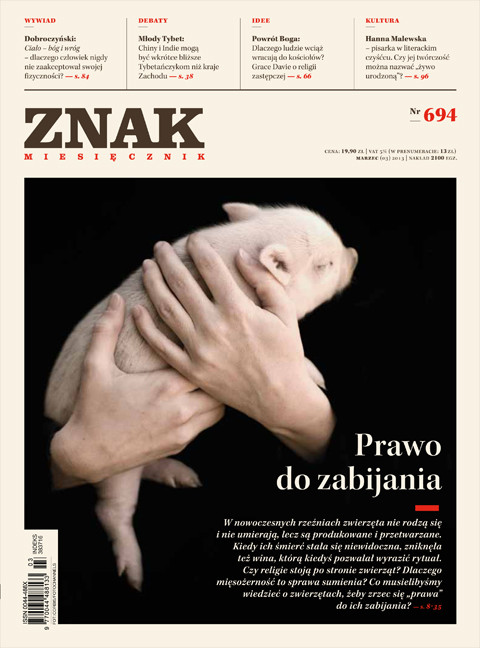 okładka Miesięcznik ZNAK ZNAK Miesięcznik nr 694 (3/2013) ebook | epub, mobi | Opracowania Zbiorowe