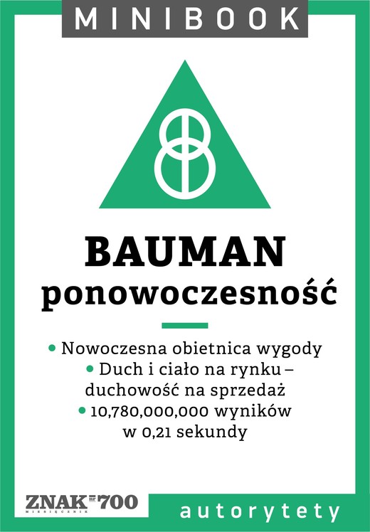 okładka Bauman [ponowoczesność]. Minibook ebook | epub, mobi | Opracowania Zbiorowe