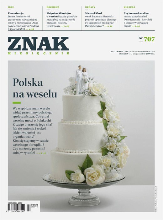 okładka Miesięcznik ZNAK nr 707 (4/2014) ebook | epub, mobi | Opracowania Zbiorowe