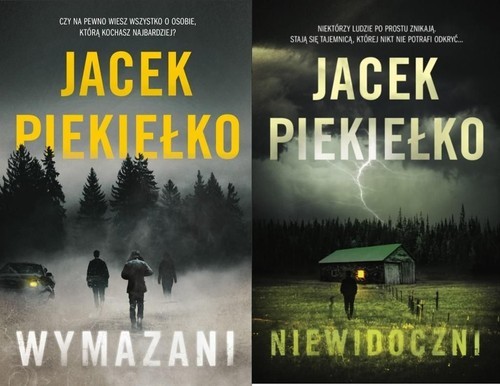 okładka Pakiet pełen mrocznych tajemnic Wymazani / Niewidoczni Pakiet książka | Jacek Piekiełko