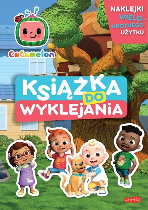 okładka Cocomelon Książka do wyklejania książka