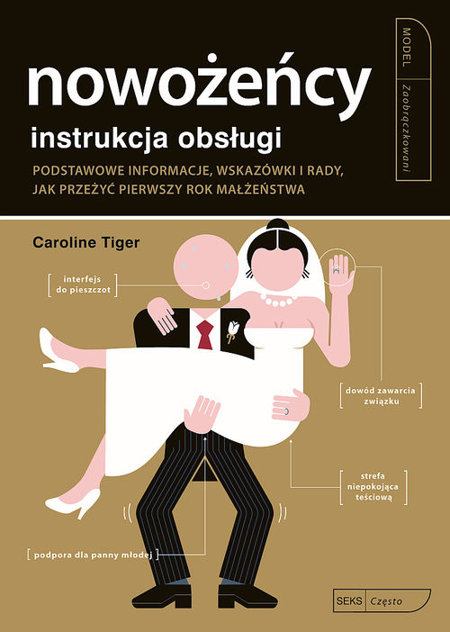 okładka Nowożeńcy książka | Caroline Tiger